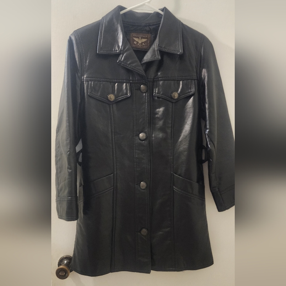 Reportage R.G.A Black Men's Jacket, Made In Italy.